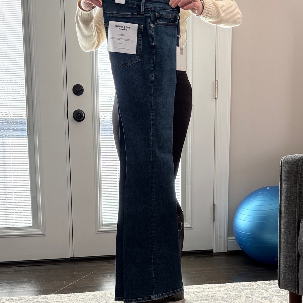Women's Dark Blue Jeans Good American